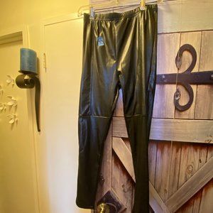 Brand new cotton/lycra leggings, very trendy shinny pants, size L :-)